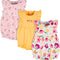 Baby-Girls 3-Pack Romper