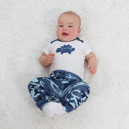 Baby Layette Gift Set for Baby Boys - 23 Piece New Born Baby Boy Gift Set, Baby Clothes & Newborn Essentials Must Haves - Newborn Baby Boy Clothes 0-3 Months - Blue Camo