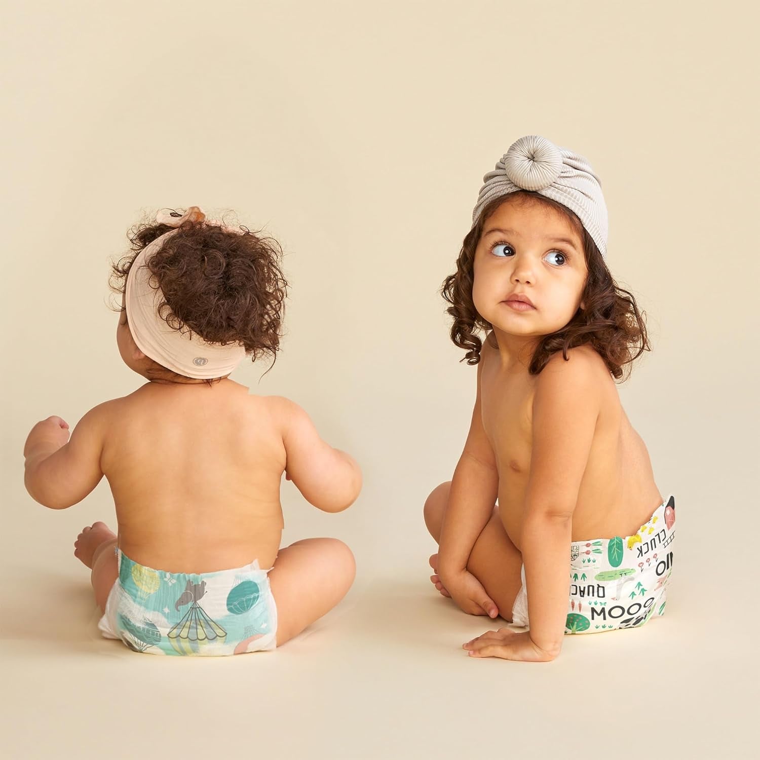 Clean Conscious Diapers for Sensitive Skin | Hypoallergenic, Fragrance Free | Gender Neutral Prints | Club Box, Size 1 (8-14 Lbs), 78 Count