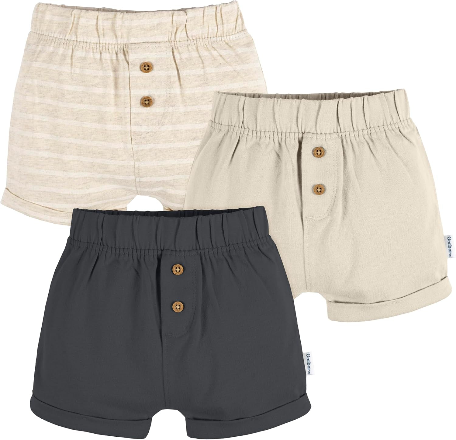Baby 3-Pack Knit Shorts