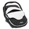 Baby Car Seat Cover Winter Carseat Canopies Cover to Protect Baby from Cold Wind, Super Warm Plush Fleece Baby Carrier Cover for Infant Boys Girls (Black)