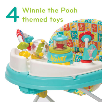 Baby Winnie the Pooh Toys Walker, Baby Walker with Wheels, Music & Lights, Bees Knees