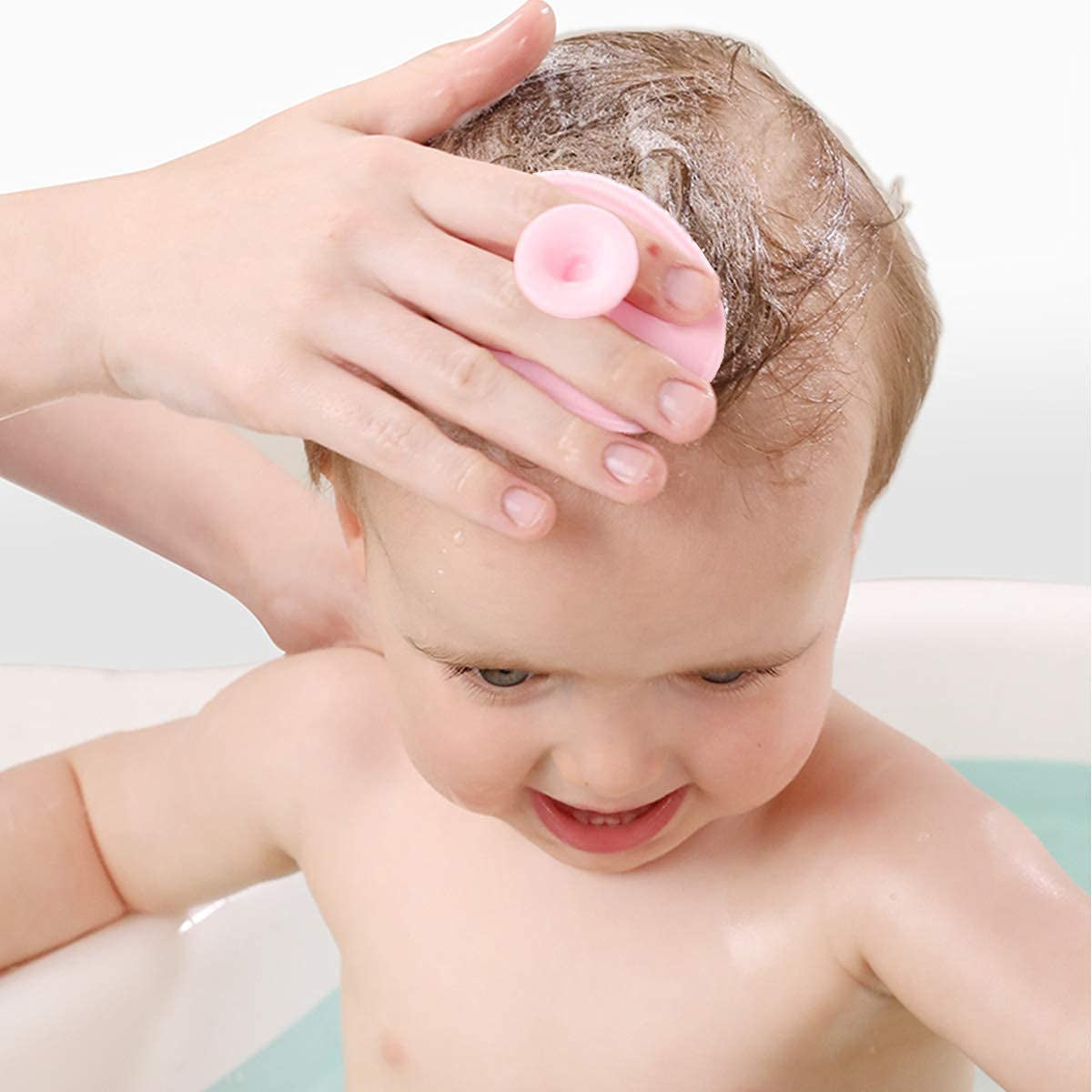 Baby Bath Sponges for Newborns - Baby Cradle Cap Brush - Cradle Cap Comb for Babies (Pack of 6) (Mixed Color A)