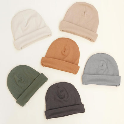 6 Pack Baby Beanie Hats for Unisex, Toddler Beanies Baby Girl Boy Hat Warm Cap for Baby, Infant, Toddler